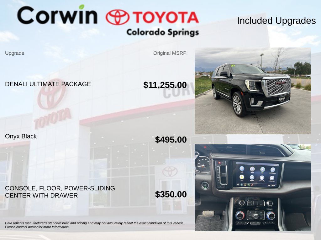 Used 2021 GMC Yukon Denali w/ Denali Ultimate Package AWD/4WD image 4