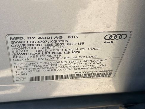 Used 2016 Audi Q3 2.0T Prestige w/ Prestige Package FWD image 36