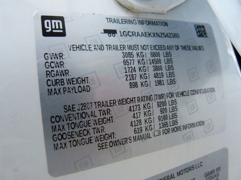 Used 2022 Chevrolet Silverado 1500 W/T w/ WT Value Package image 38