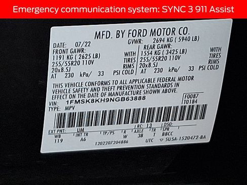 Used 2022 Ford Explorer ST-Line w/ Class IV Trailer Tow Package image 28