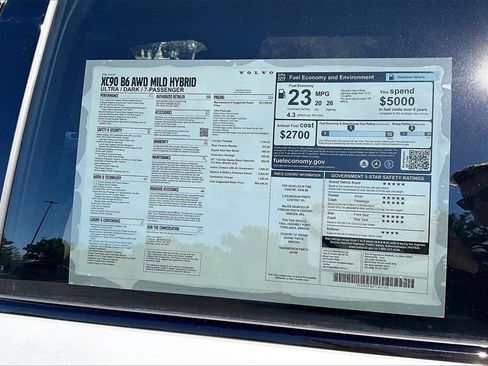 New 2026 Volvo XC90 B6 Ultra w/ Lounge Package image 14