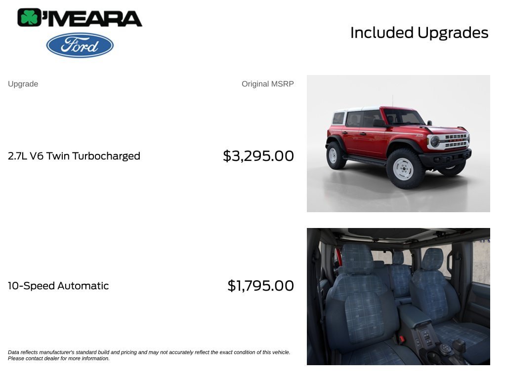 New 2026 Ford Bronco Heritage Edition AWD/4WD image 4