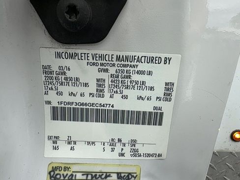 Used 2016 Ford F350 XL w/ XL Appearance Package RWD image 26