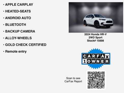 Used 2024 Honda HR-V Sport image 7