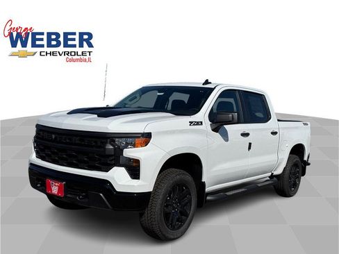 New 2026 Chevrolet Silverado 1500 Custom Trail Boss w/ Turbomax Blackout Package AWD/4WD image 1