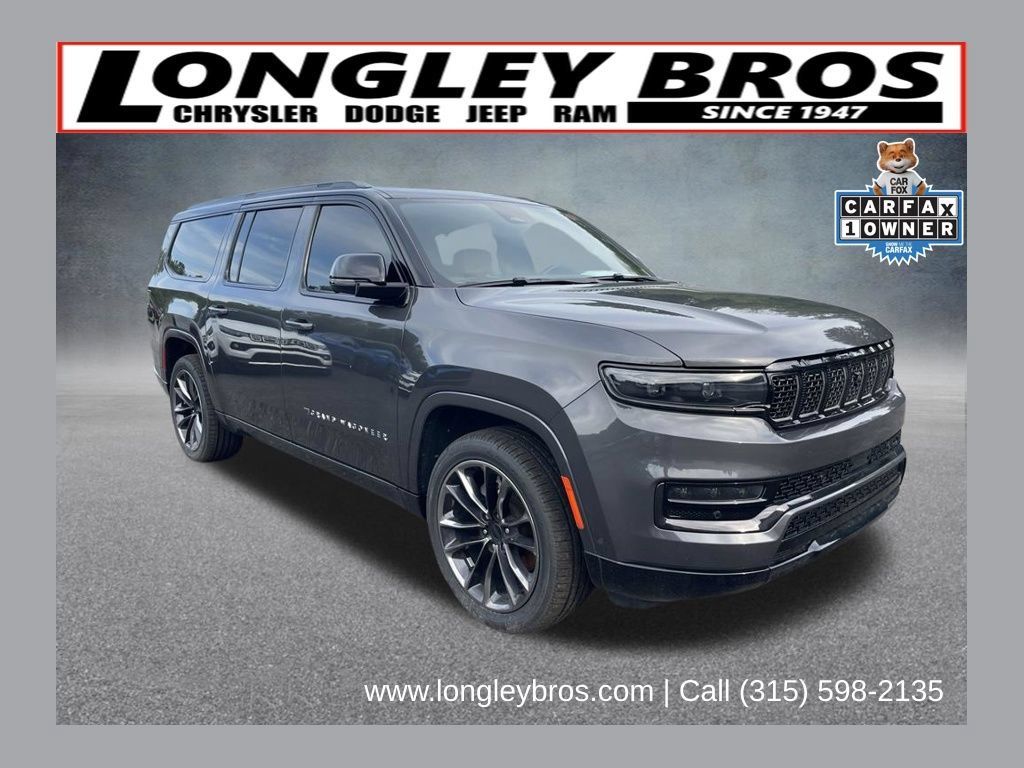 Used 2025 Jeep Grand Wagoneer L Series III w/ Rear Seat Video Group 1 AWD/4WD image 1