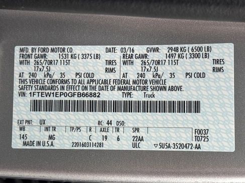 Used 2016 Ford F150 XLT w/ Equipment Group 301A Mid image 27