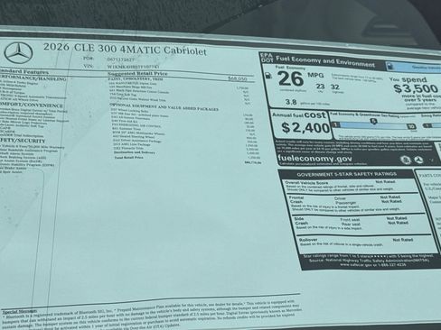 New 2026 Mercedes-Benz CLE 300 4MATIC Cabriolet image 29