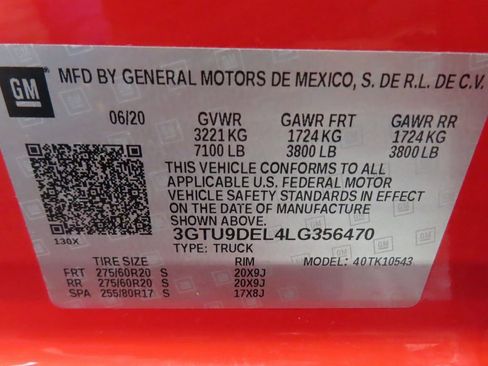 Used 2020 GMC Sierra 1500 SLT w/ SLT Premium Plus Package image 75