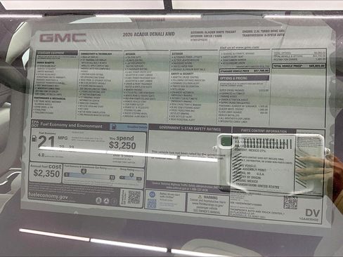 New 2026 GMC Acadia Denali w/ Super Cruise Package image 21