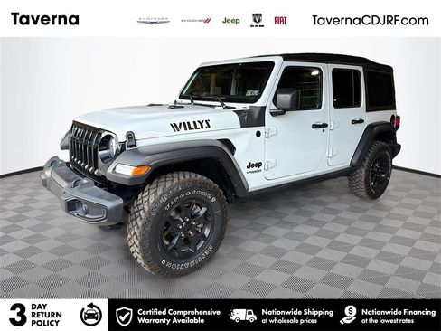 Used 2021 Jeep Wrangler Unlimited Willys image 1