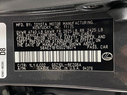 New 2025 Lexus ES 350 w/ Luxury Package image 35