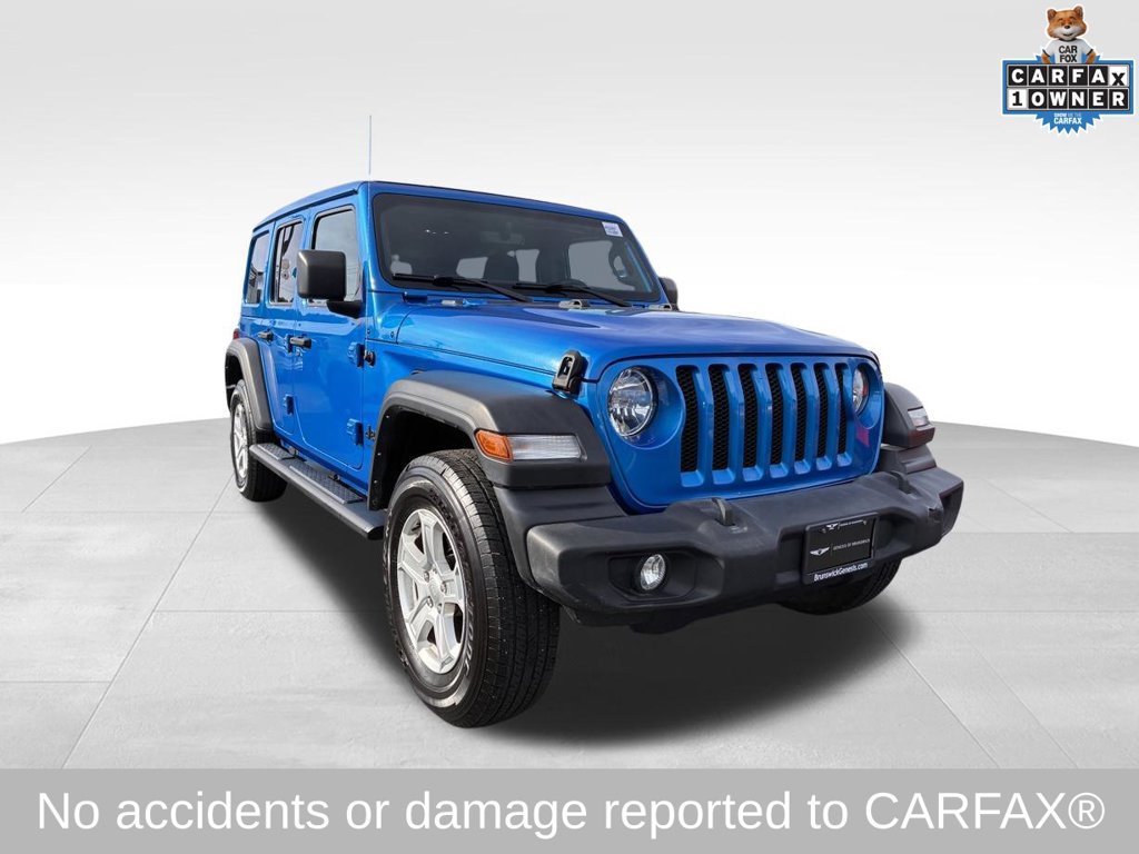 Used 2021 Jeep Wrangler Unlimited Sport w/ Sun And Sound Package AWD/4WD 360° Tour