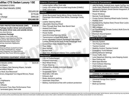 Used 2019 Cadillac CTS Luxury image 11