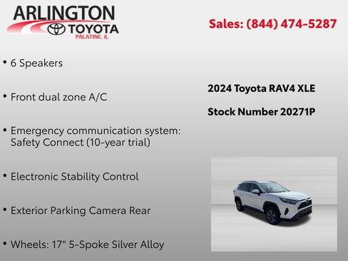 Used 2024 Toyota RAV4 XLE AWD/4WD image 4