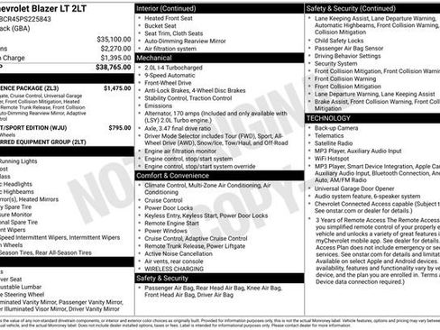 Used 2023 Chevrolet Blazer LT w/ Convenience Package FWD image 15