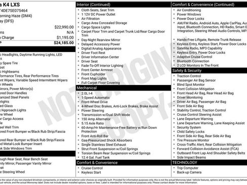 Used 2025 Kia K4 LXS image 2