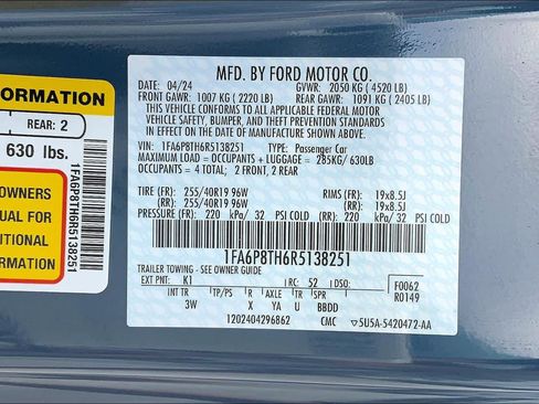 Used 2024 Ford Mustang Premium RWD image 35