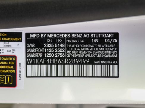 New 2025 Mercedes-Benz C 300 4MATIC Sedan image 16