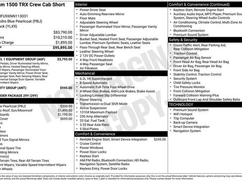 Used 2022 RAM 1500 TRX w/ TRX Level 1 Equipment Group image 22