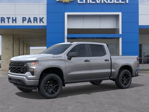 New 2026 Chevrolet Silverado 1500 Custom w/ LPO, Dark Essentials Package RWD image 2