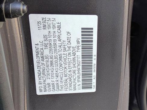 New 2026 Honda Odyssey Elite image 16