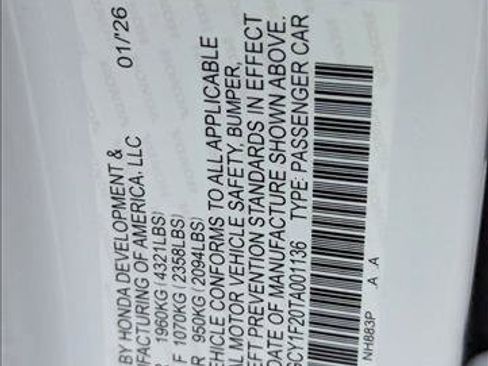 New 2026 Honda Accord LX image 16