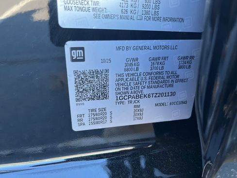 Certified 2026 Chevrolet Silverado 1500 Custom w/ Rally Edition RWD image 9