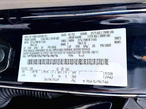 Certified 2022 Ford F150 Tremor image 34