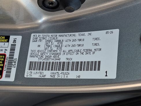 New 2026 Toyota Tundra SR5 AWD/4WD image 19