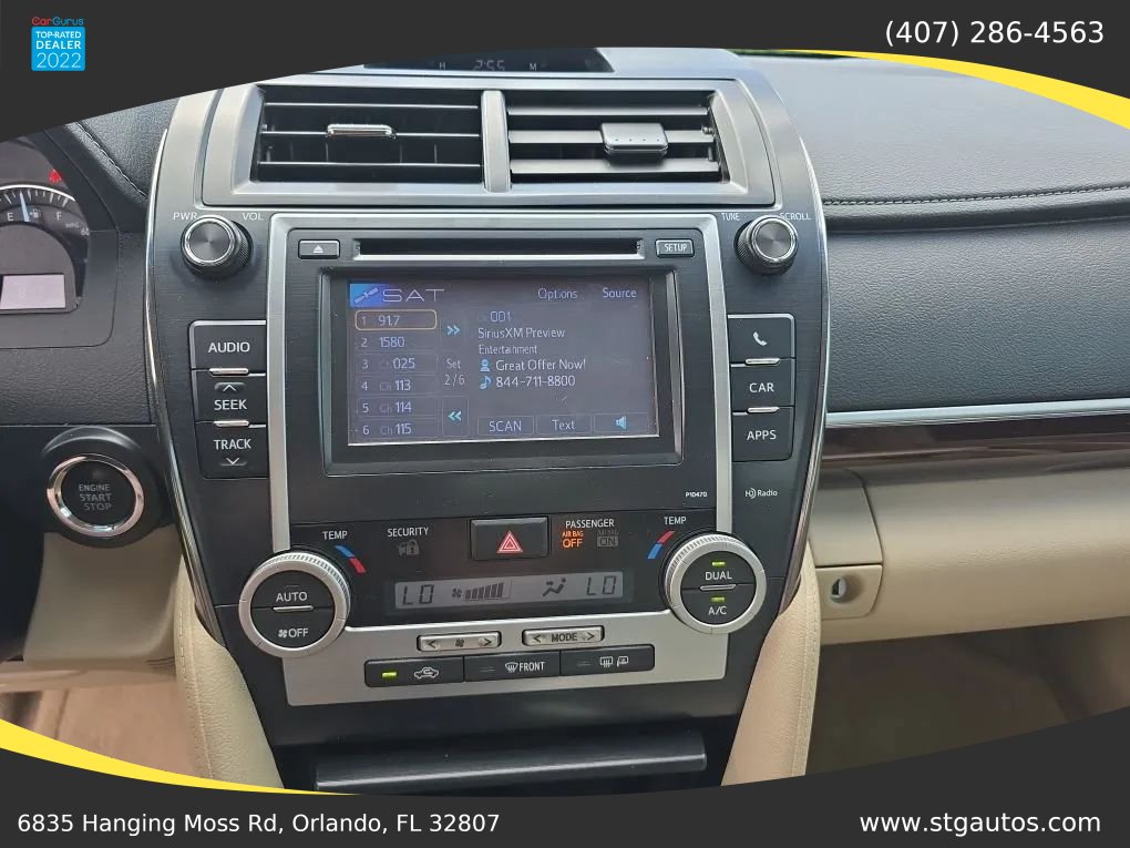 Used 2014 Toyota Camry XLE w/ Leather Package FWD image 13