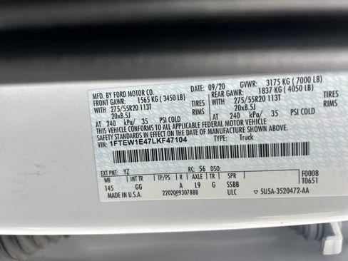 Used 2020 Ford F150 XL w/ Equipment Group 101A Mid AWD/4WD image 32