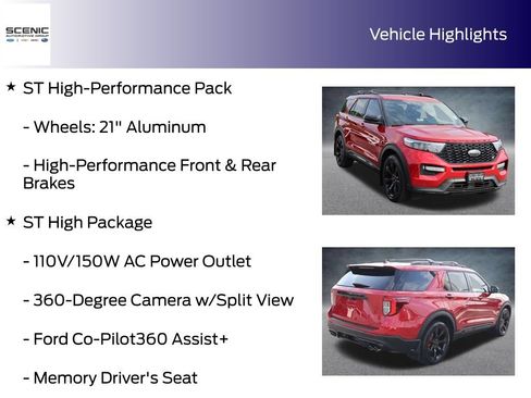 Used 2022 Ford Explorer ST w/ Equipment Group 401A AWD/4WD image 15