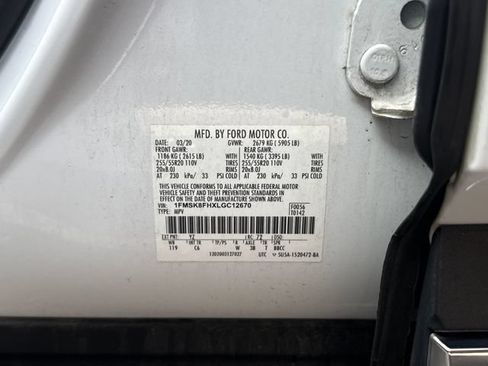 Used 2020 Ford Explorer Limited AWD/4WD image 18
