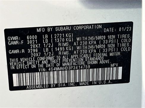 Used 2023 Subaru Ascent Onyx Edition image 34