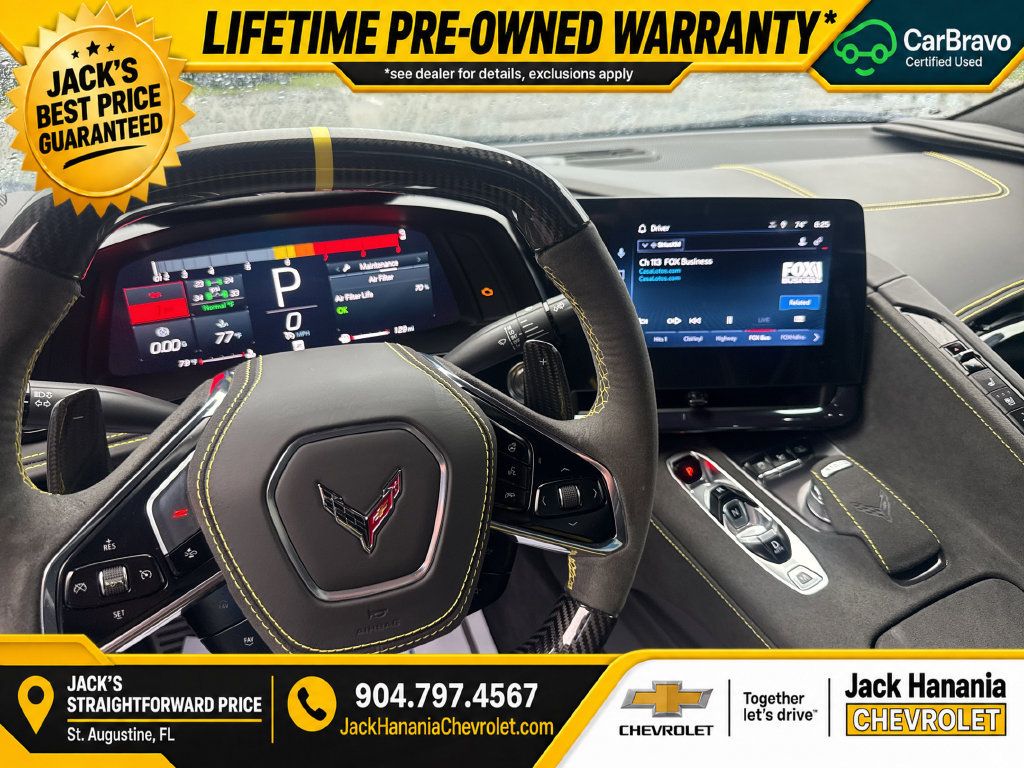 Used 2025 Chevrolet Corvette Z06 w/ Stealth Interior Trim Package RWD image 13