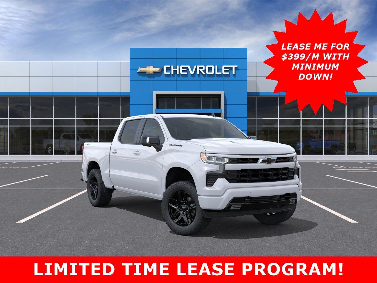 New 2026 Chevrolet Silverado 1500 RST w/ Dark Appearance Package AWD/4WD image 1