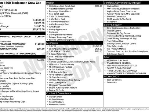 Used 2023 RAM 1500 Tradesman image 2