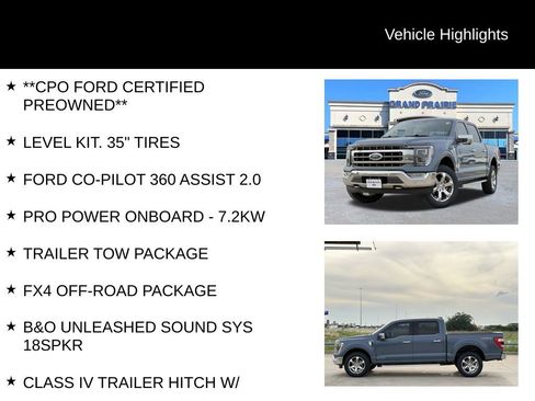 Certified 2023 Ford F150 Lariat w/ Equipment Group 502A High AWD/4WD image 5