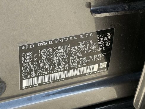 Used 2027 Honda HR-V EX-L image 36