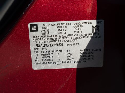 Used 2016 GMC Terrain SLE image 34