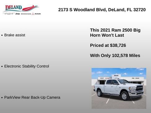 Used 2021 RAM 2500 Big Horn AWD/4WD image 8