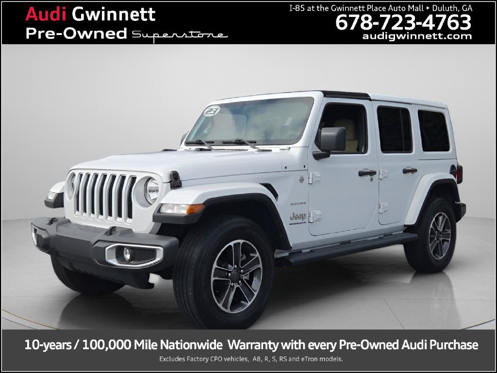 Used 2023 Jeep Wrangler Unlimited Sahara AWD/4WD image 1