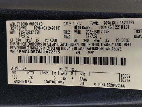 Used 2018 Ford Escape S image 33