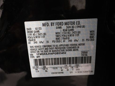 Used 2023 Ford Explorer Timberline w/ Timberline Technology Package AWD/4WD image 34