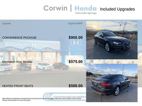 Used 2017 Audi A4 2.0T w/ Convenience Package image 4