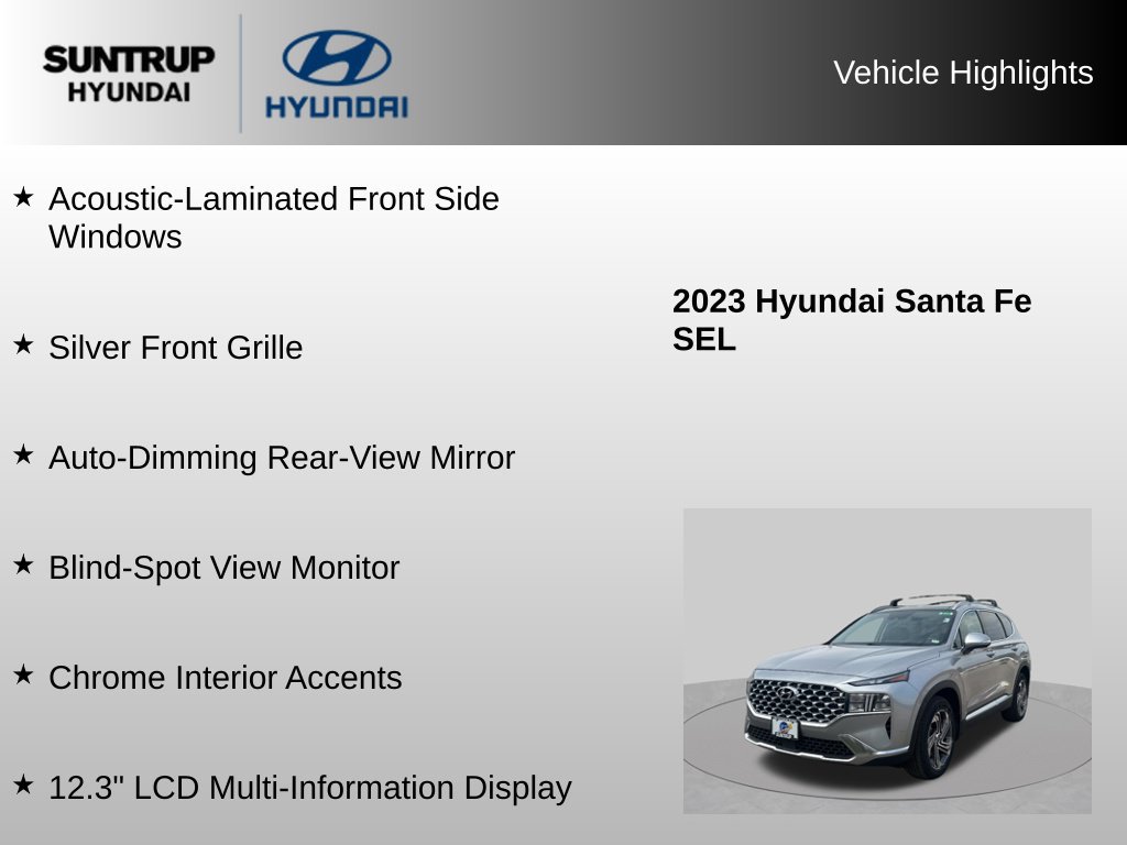 Used 2023 Hyundai Santa Fe SEL w/ Premium Package FWD image 20