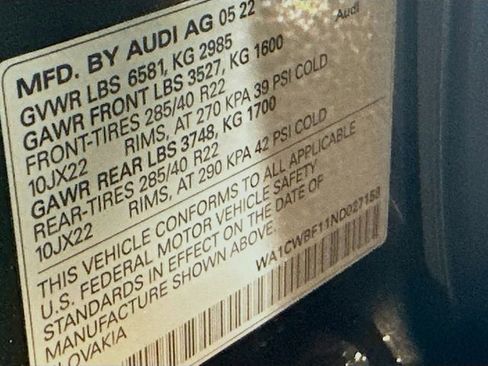 Used 2022 Audi SQ8 Prestige image 34
