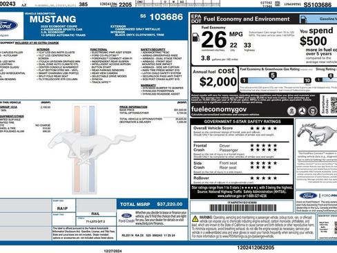 Used 2025 Ford Mustang Coupe RWD image 5