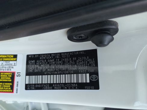 Certified 2023 Toyota Camry LE FWD image 23